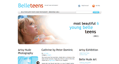 Desktop Screenshot of belleteens.com