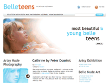 Tablet Screenshot of belleteens.com